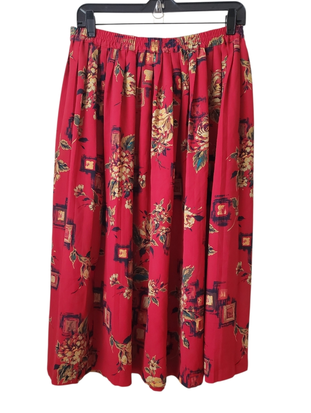 Vintage Alfred Dunner Red Floral Skirt